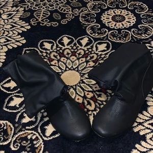 Ankle High Booties in Black